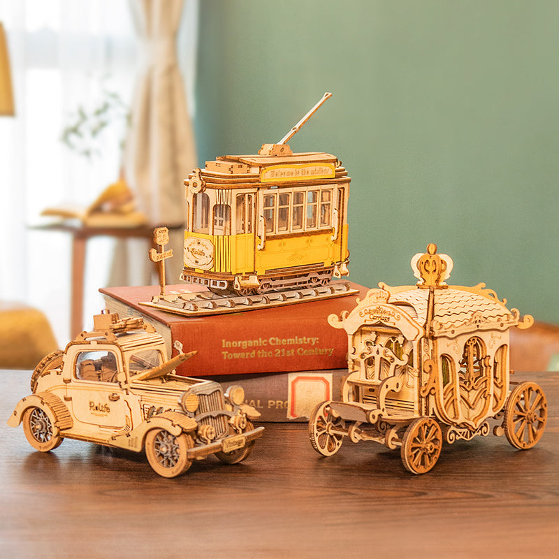 Rolife Modern 3D Wooden Puzzle - Vintage Car TG504